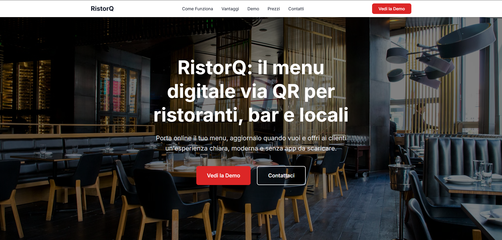 Anteprima sito RistorQ